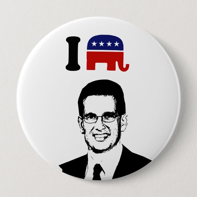 I Liebe Eric Cantor Button (Vorderseite)