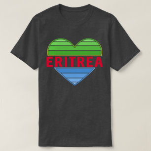 I Liebe Eritrea, Eritreer Herz T-Shirt