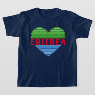 I Liebe Eritrea, Eritreer Herz T-Shirt