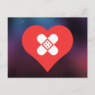 I Liebe Erste Hilfe Postkarte