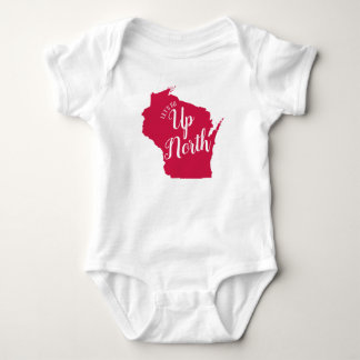 I Liebe es herauf Nordwisconsin Baby Strampler