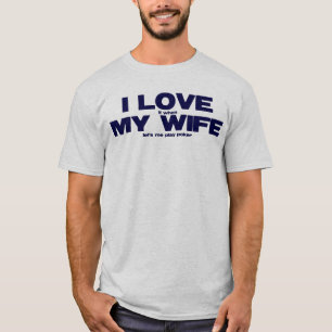 I LIEBE (es, wenn) MEINE EHEFRAU (lässt mich Poker T-Shirt
