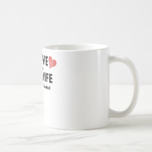 I Liebe es, wenn meine Ehefrau mich Fußball Kaffeetasse