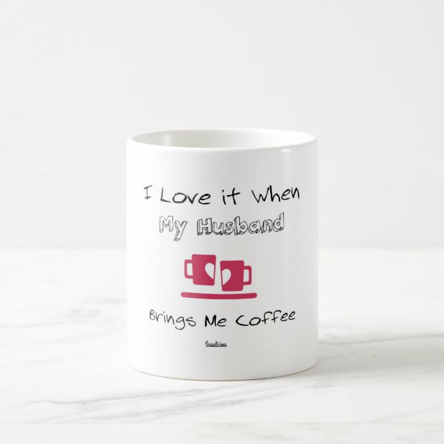 I Liebe es wenn meine Ehemann-Tasse Kaffeetasse (Mittel)