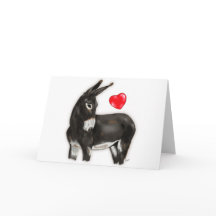 I Liebe-Esel-Demure Esel