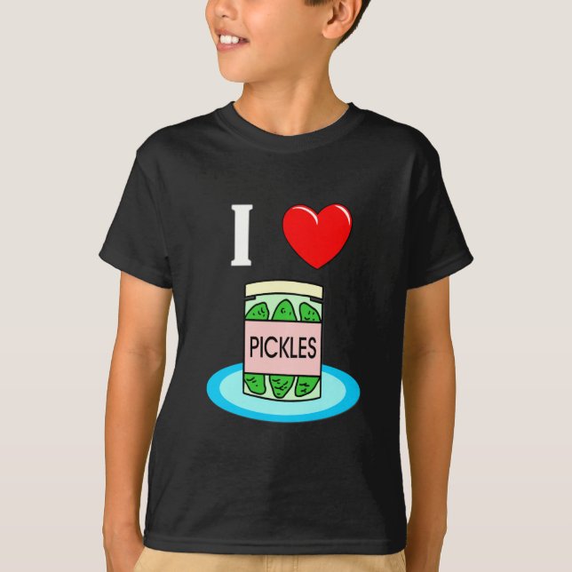 I Liebe-Essiggurken T-Shirt (Vorderseite)