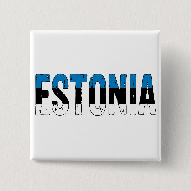 I Liebe Estland Button (Vorderseite)