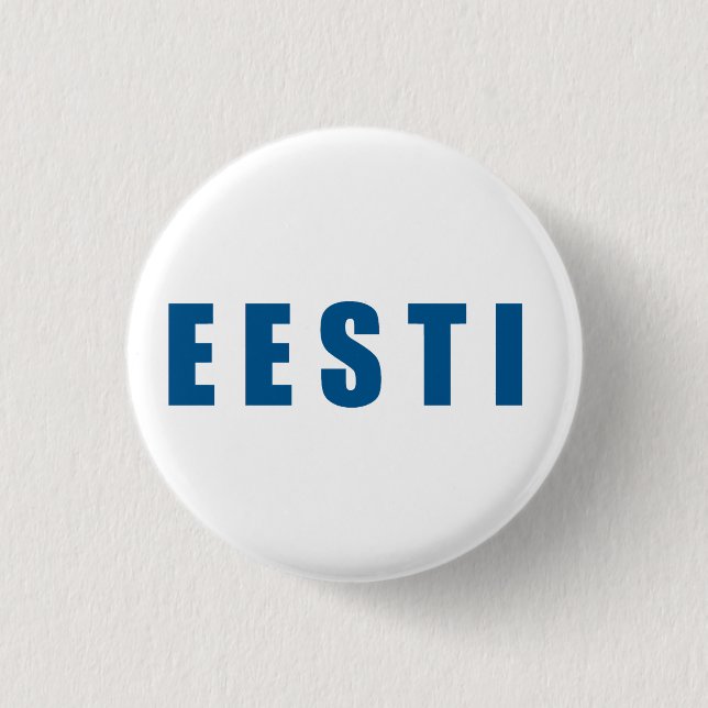 I Liebe Estland Button (Vorderseite)