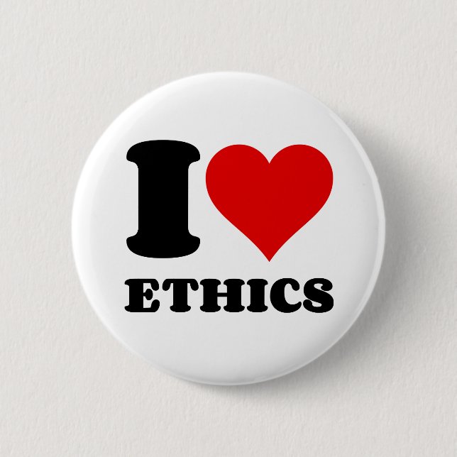 I LIEBE ETHICS BUTTON (Vorderseite)