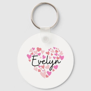 I Liebe Evelyn Schlüsselanhänger