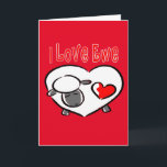 I Liebe Ewe Romantische Zitate Karte<br><div class="desc">Ich Liebe Ewe. Dieses niedliche und kuschelige Schafdesign ist ein lustiger und spielerischer Weg, Ihre Liebe am Valentinstag, Muttertag, Geburtstag oder jedem besondere Anlass zu teilen. Tags: "i Liebe you", "Happy valentines day", "niedliche rot-weiße Streifen", "spielerischer romantischer Spaß", "i Liebe ewe" "lustige whimsical schaff", "Geburtstagsmüttertag" "Geschenke für Lieblingsfreundin", "Ehefrau Freund...</div>