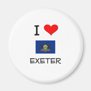 I Liebe Exeter Pennsylvania Magnet