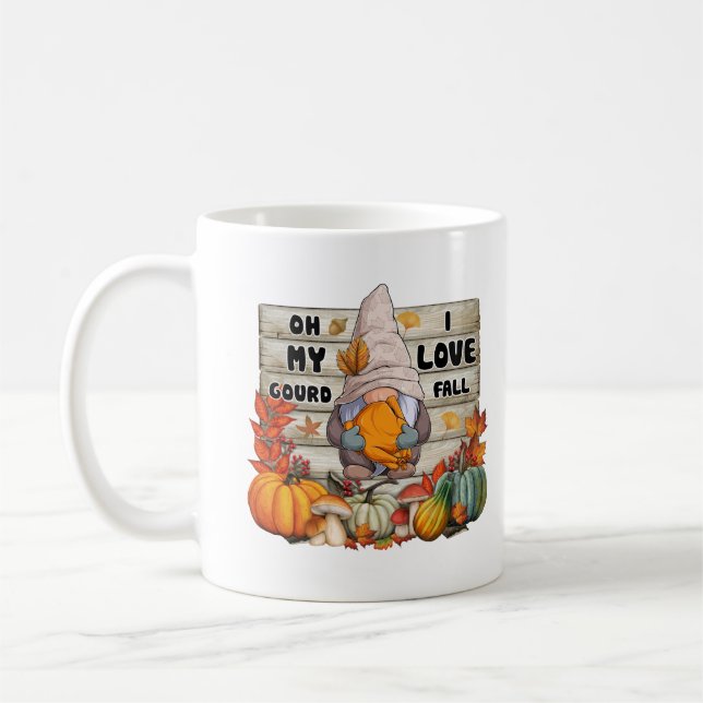 I Liebe Fall Personalisiert Kaffeetasse (Links)