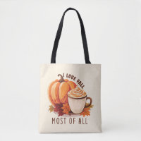 I Liebe Fall - Pumpkin und Pumpkin GewürzLatte