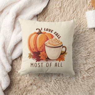I Liebe fällt am meisten - Latte & Herbst Vibes Kissen