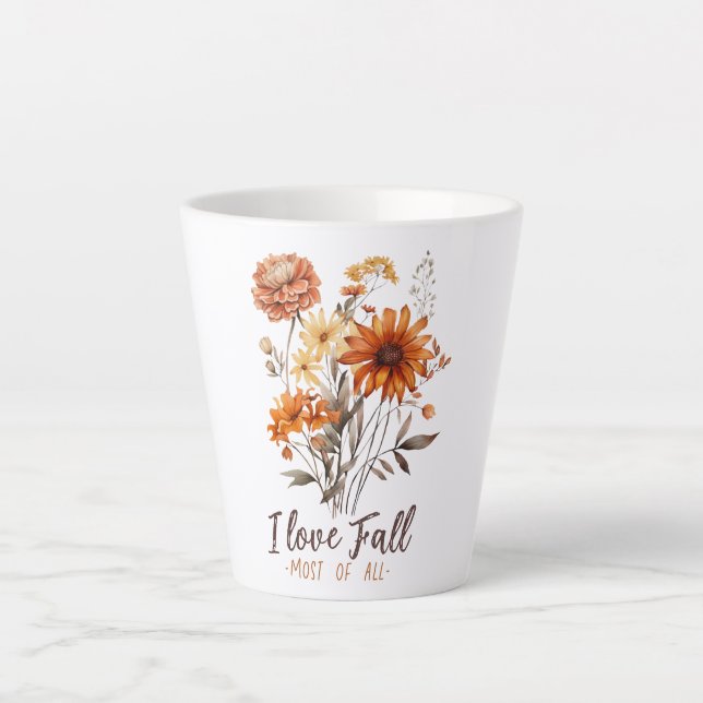 I Liebe fällt am meisten Milchtasse (Vorderseite)