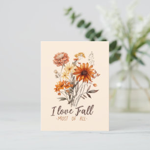 I Liebe fällt am meisten Postkarte