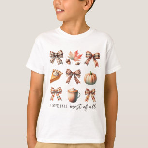 I Liebe fällt am meisten von allen Herbst Saison E T-Shirt