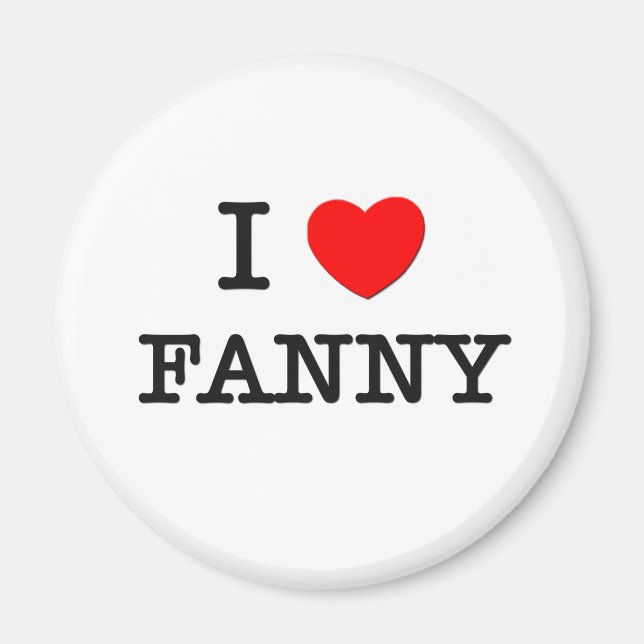 I Liebe Fanny Magnet (Vorne)