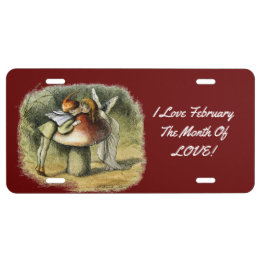 I Liebe Februar Lizenzschild US Nummernschild