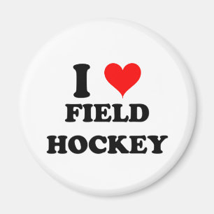 I Liebe-Feld-Hockey Magnet