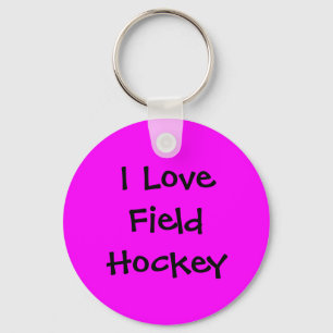 I Liebe-Feld-Hockey-Schlüsselanhänger Schlüsselanhänger