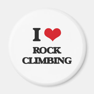 I Liebe-Felsen-Klettern Magnet
