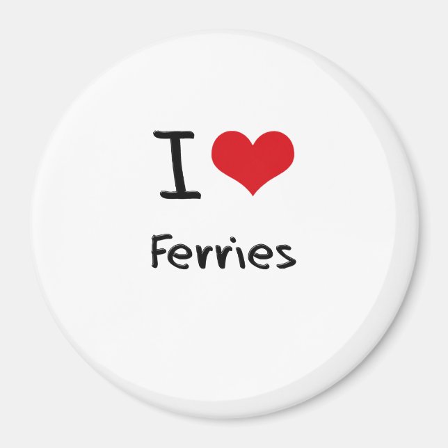 I Liebe Ferries Magnet (Vorne)