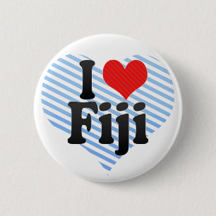 I Liebe Fidschi Button