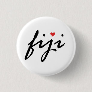 I Liebe Fidschi Button