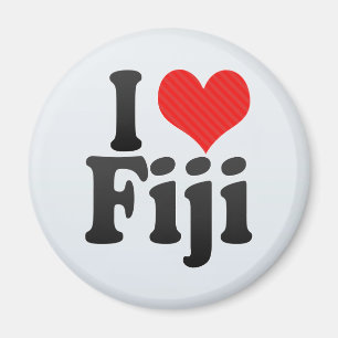 I Liebe Fidschi Magnet