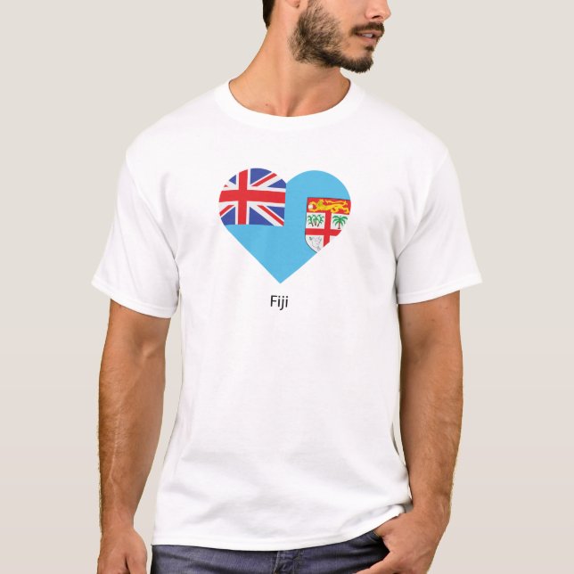 I Liebe Fidschi T-Shirt (Vorderseite)