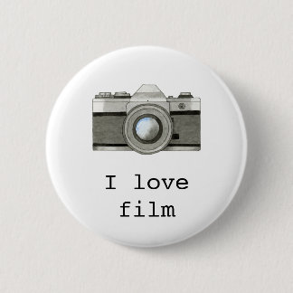 I Liebe Film Abzeichen Button