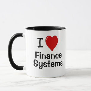 I Liebe Finance Systems Accountant Manager Zitat Tasse