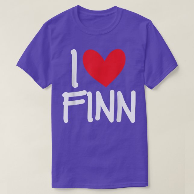 I Liebe Finden Name Personalisiert Männer Typ BEST T-Shirt (Design vorne)