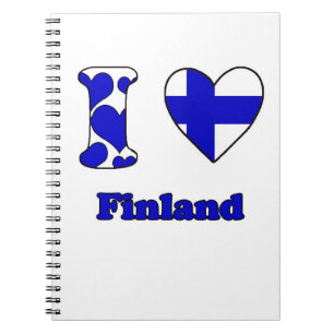 I Liebe Finnland Notizblock