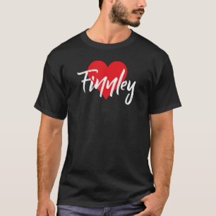 I Liebe Finnley Vorname I Herz T-Shirt