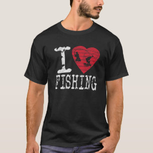I Liebe Fischerei, Phantastisches Fischherz Grafis T-Shirt