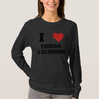 I Liebe Fischerei und Sonnenschein