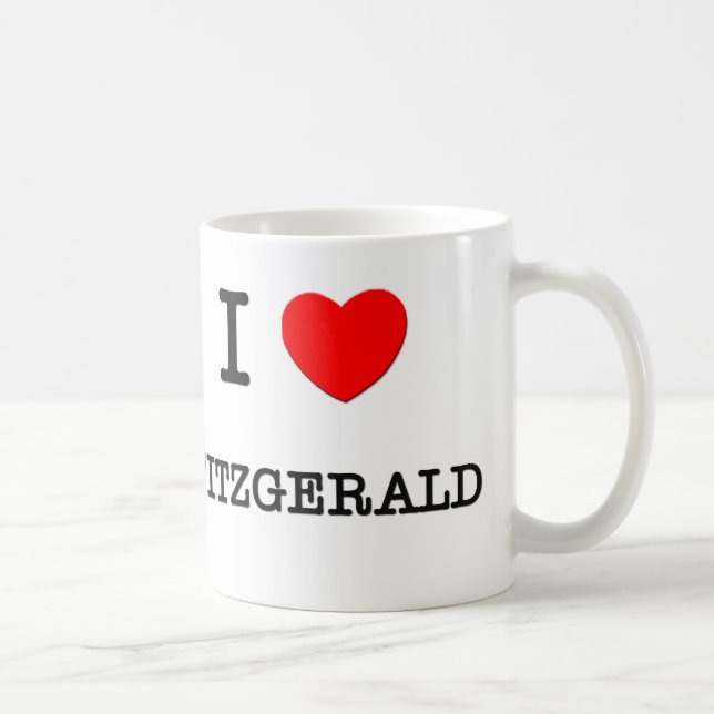 I Liebe Fitzgerald Kaffeetasse (Rechts)