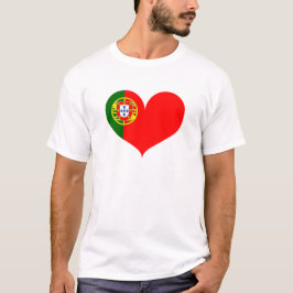 I Liebe - Flagge Portugals T-Shirt