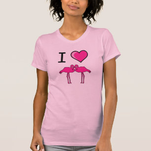 I Liebe-Flamingo-T - Shirt