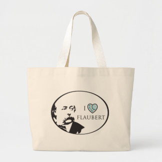 I Liebe Flaubert Taschen-Tasche Jumbo Stoffbeutel