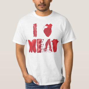 I Liebe-Fleisch-T-Shirt T-Shirt