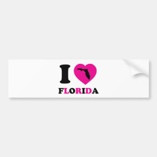 I Liebe Florida Autoaufkleber