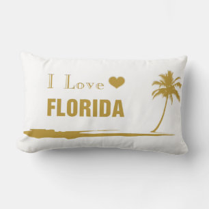 I Liebe Florida Gold Lendenkissen