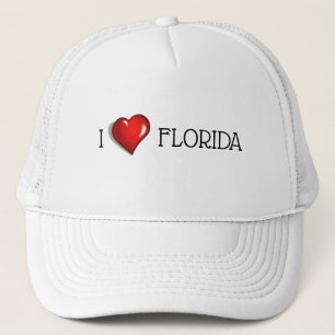 I Liebe Florida hat Truckerkappe