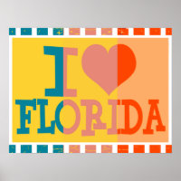 I Liebe Florida - Pop art