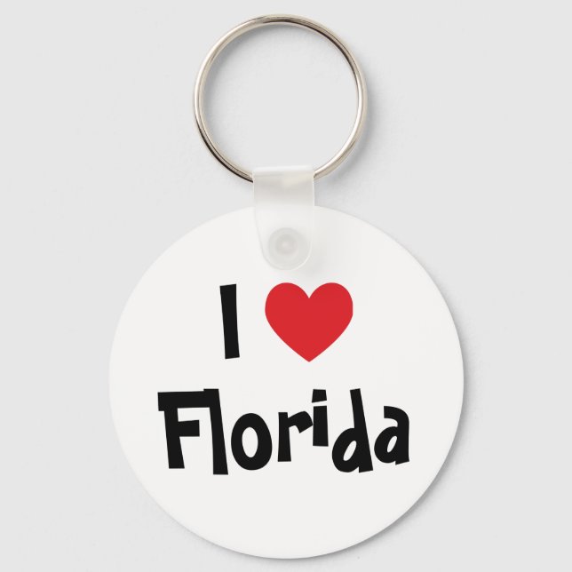 I Liebe Florida Schlüsselanhänger (Vorderseite)