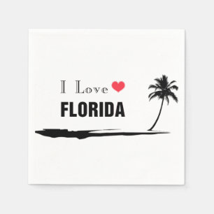 I Liebe Florida Serviette